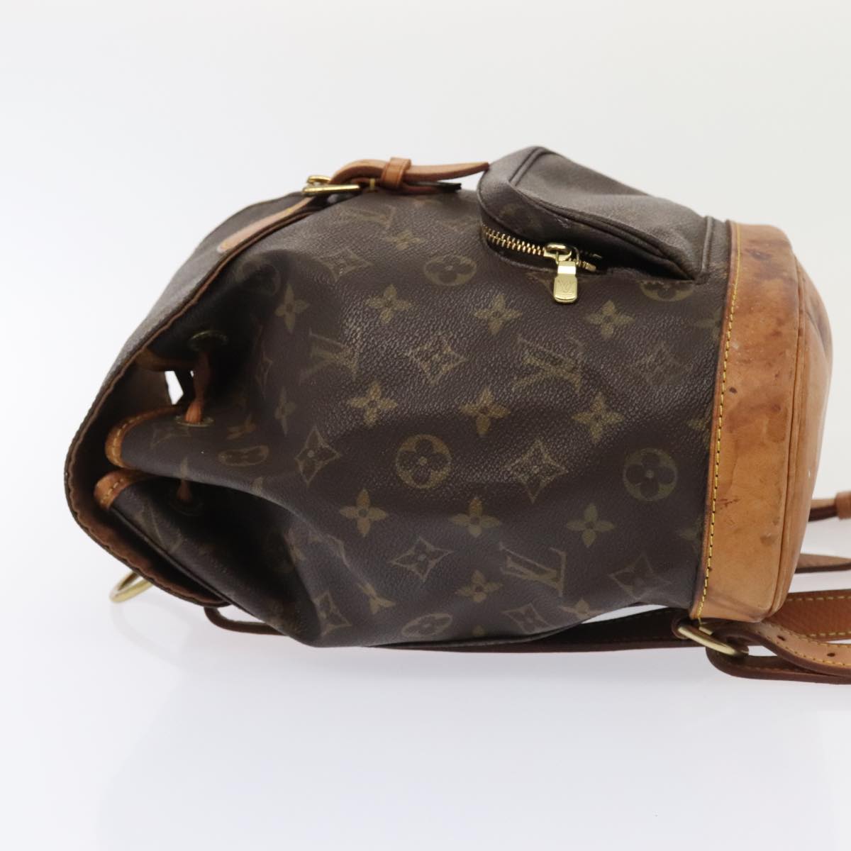 LOUIS VUITTON Monogram Montsouris MM Backpack M51136 LV Auth 92197