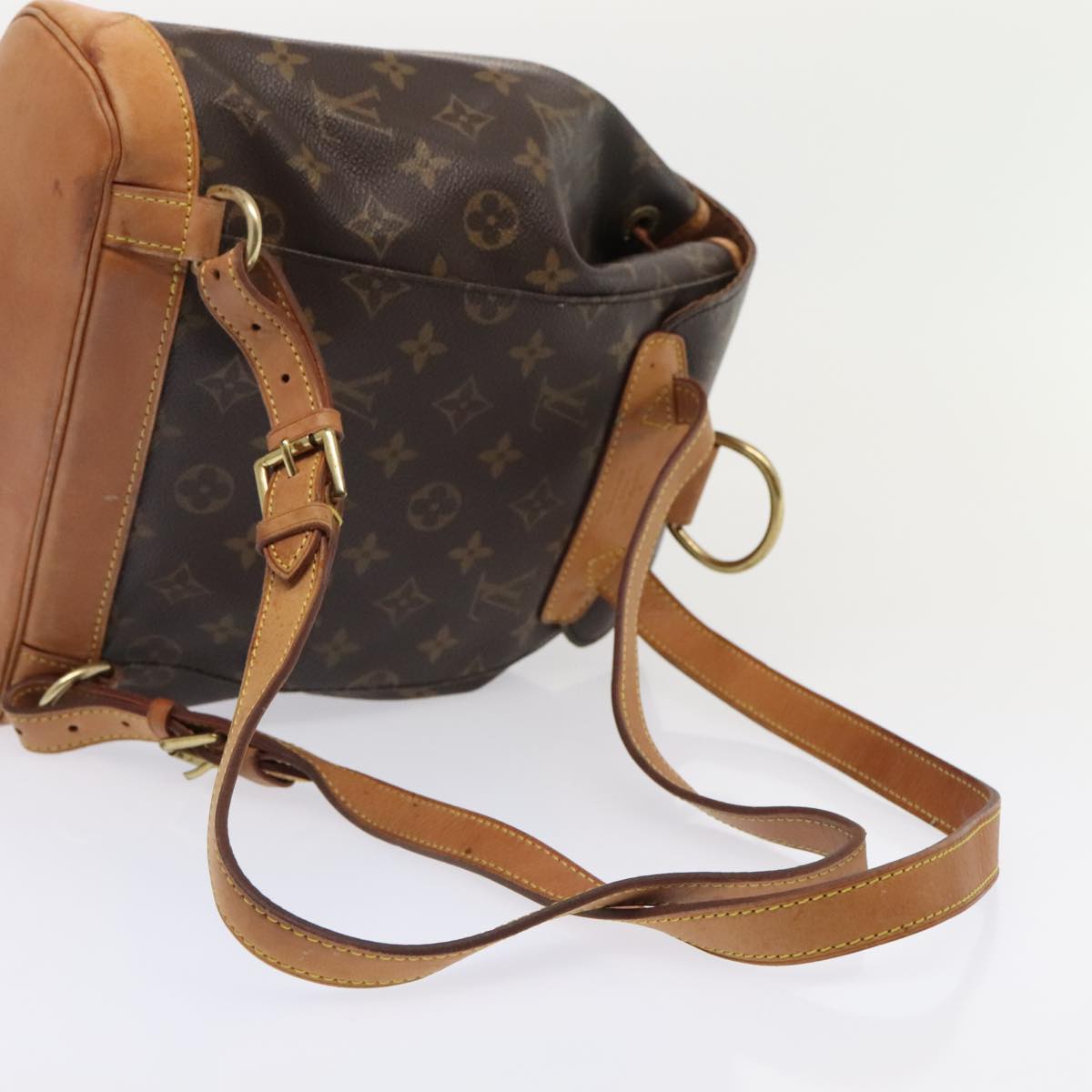 LOUIS VUITTON Monogram Montsouris MM Backpack M51136 LV Auth 92197