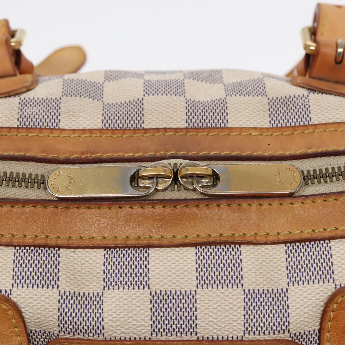 LOUIS VUITTON Damier Azur Berkeley Hand Bag N52001 LV Auth 92202