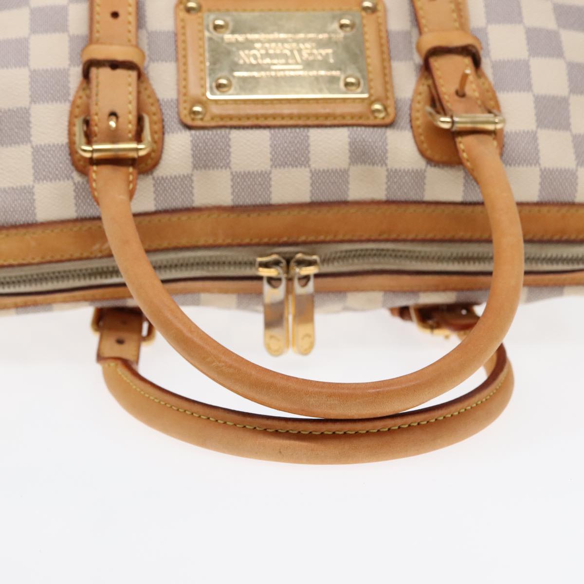 LOUIS VUITTON Damier Azur Berkeley Hand Bag N52001 LV Auth 92202