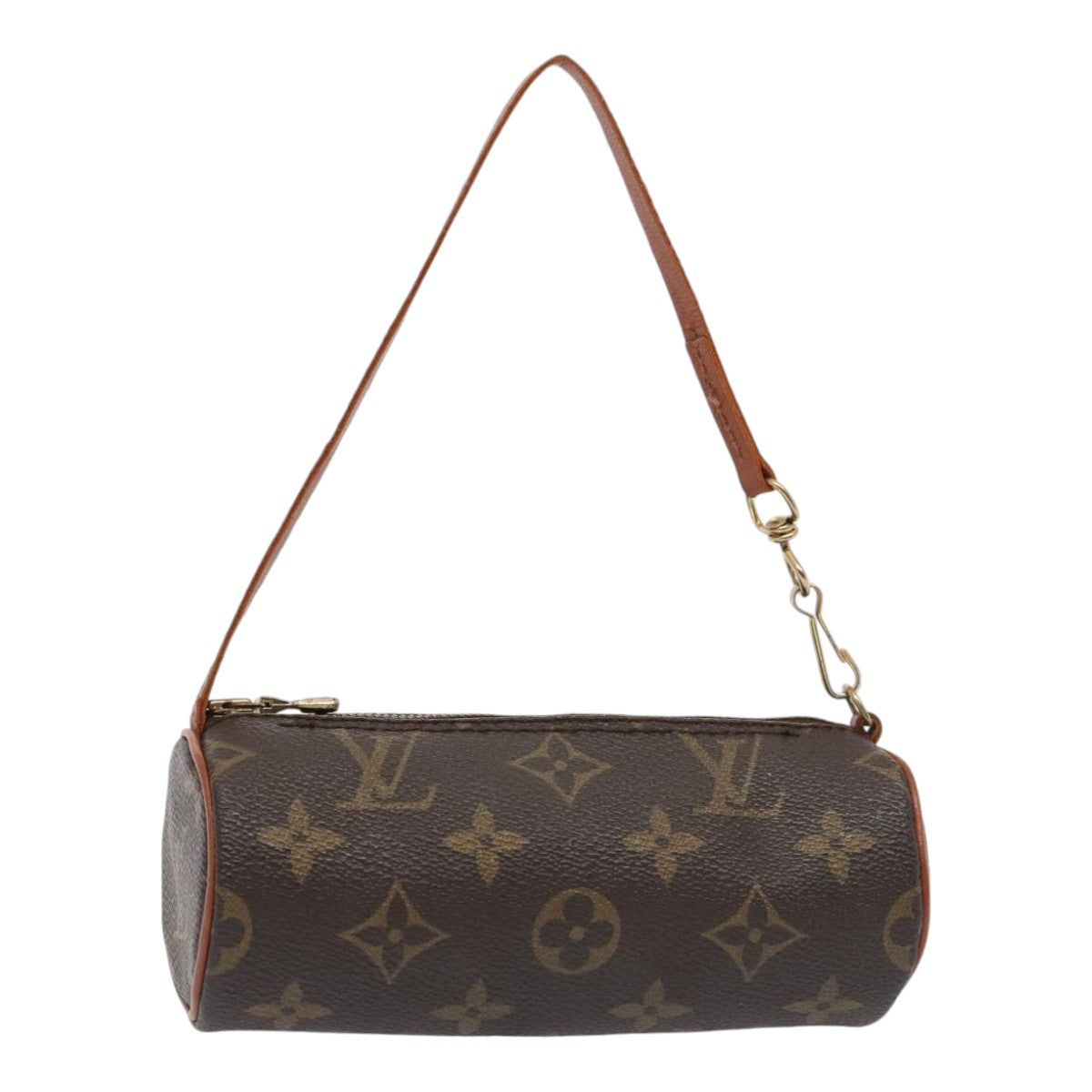 LOUIS VUITTON Monogram Papillon Pouch LV Auth 92206