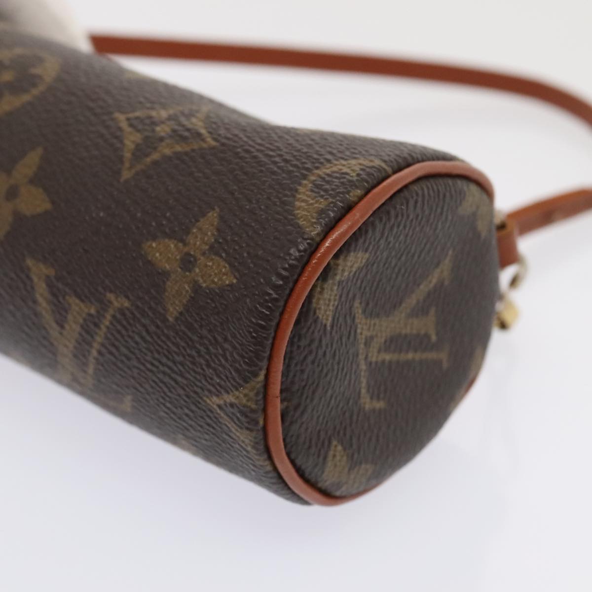 LOUIS VUITTON Monogram Papillon Pouch LV Auth 92206