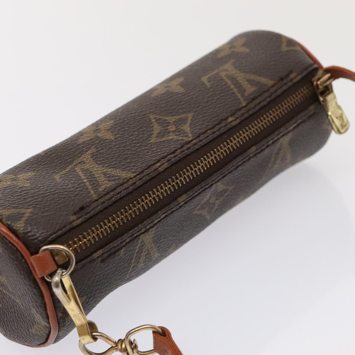 LOUIS VUITTON Monogram Papillon Pouch LV Auth 92206