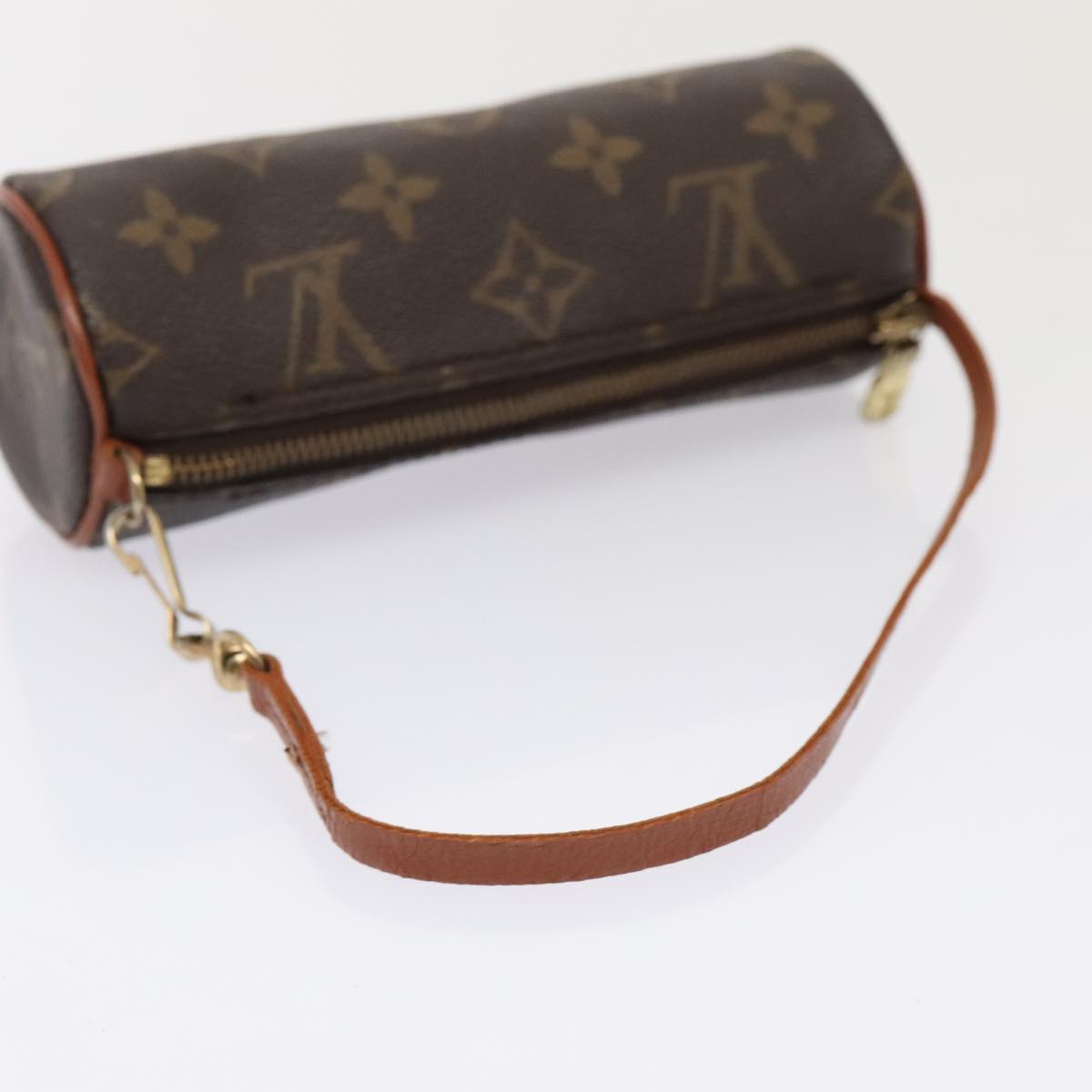 LOUIS VUITTON Monogram Papillon Pouch LV Auth 92206