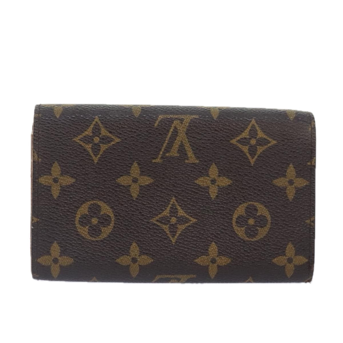 LOUIS VUITTON Monogram Portefeuille Tresol Wallet M61736 LV Auth 92212