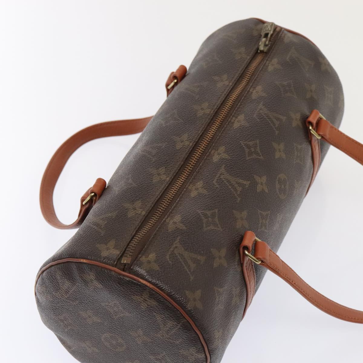 LOUIS VUITTON Monogram Papillon 30 Hand Bag M51385 LV Auth 92220