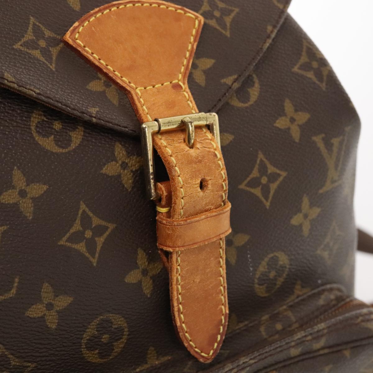 LOUIS VUITTON Monogram Montsouris GM Backpack M51135 LV Auth 92229