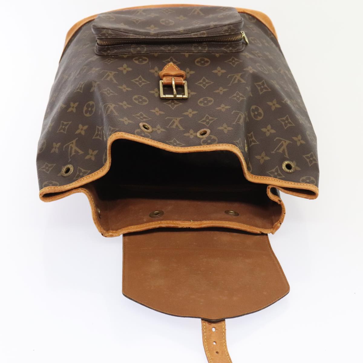 LOUIS VUITTON Monogram Montsouris GM Backpack M51135 LV Auth 92229