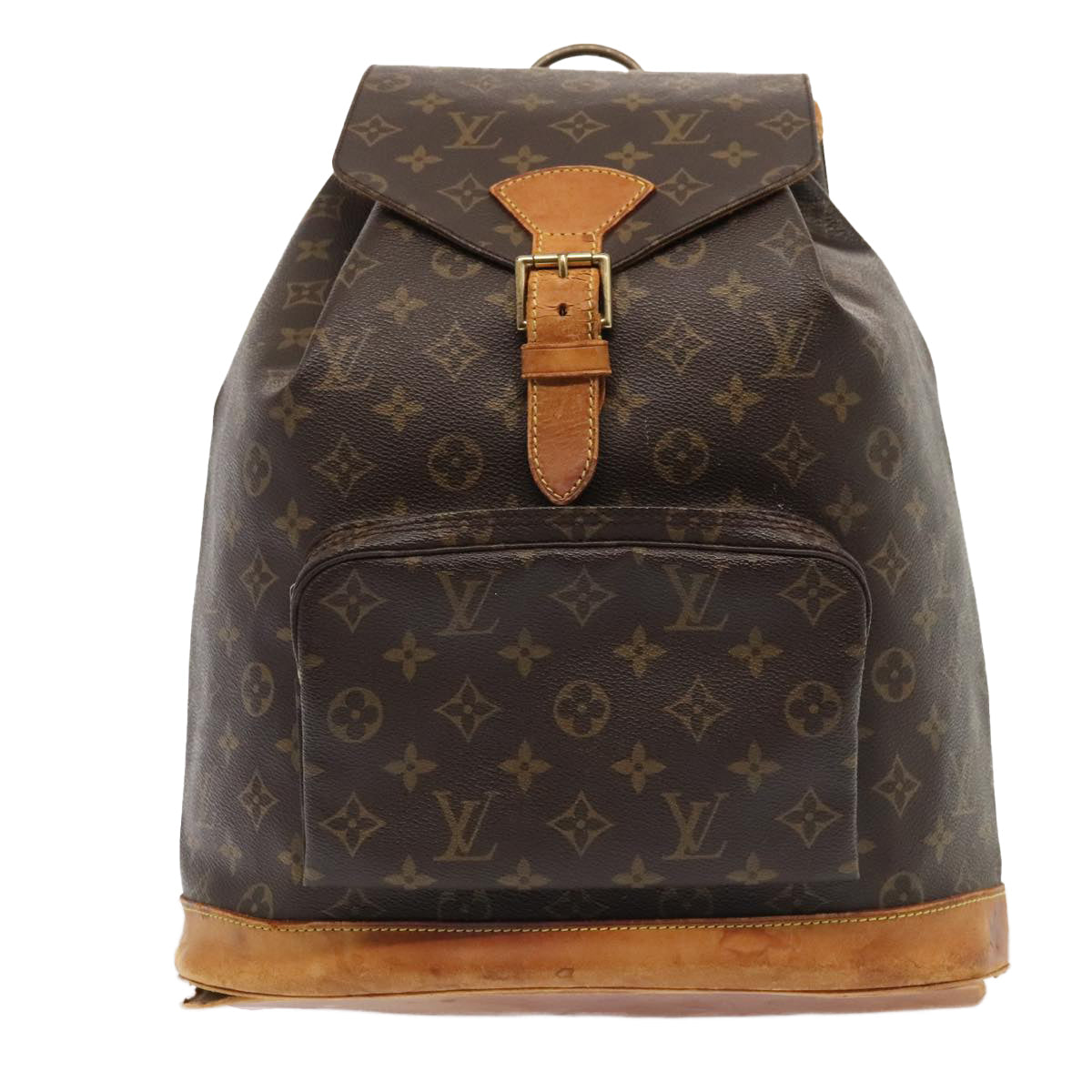 LOUIS VUITTON Monogram Montsouris GM Backpack M51135 LV Auth 92229