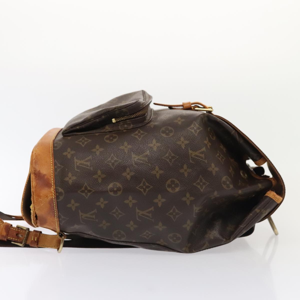 LOUIS VUITTON Monogram Montsouris GM Backpack M51135 LV Auth 92229