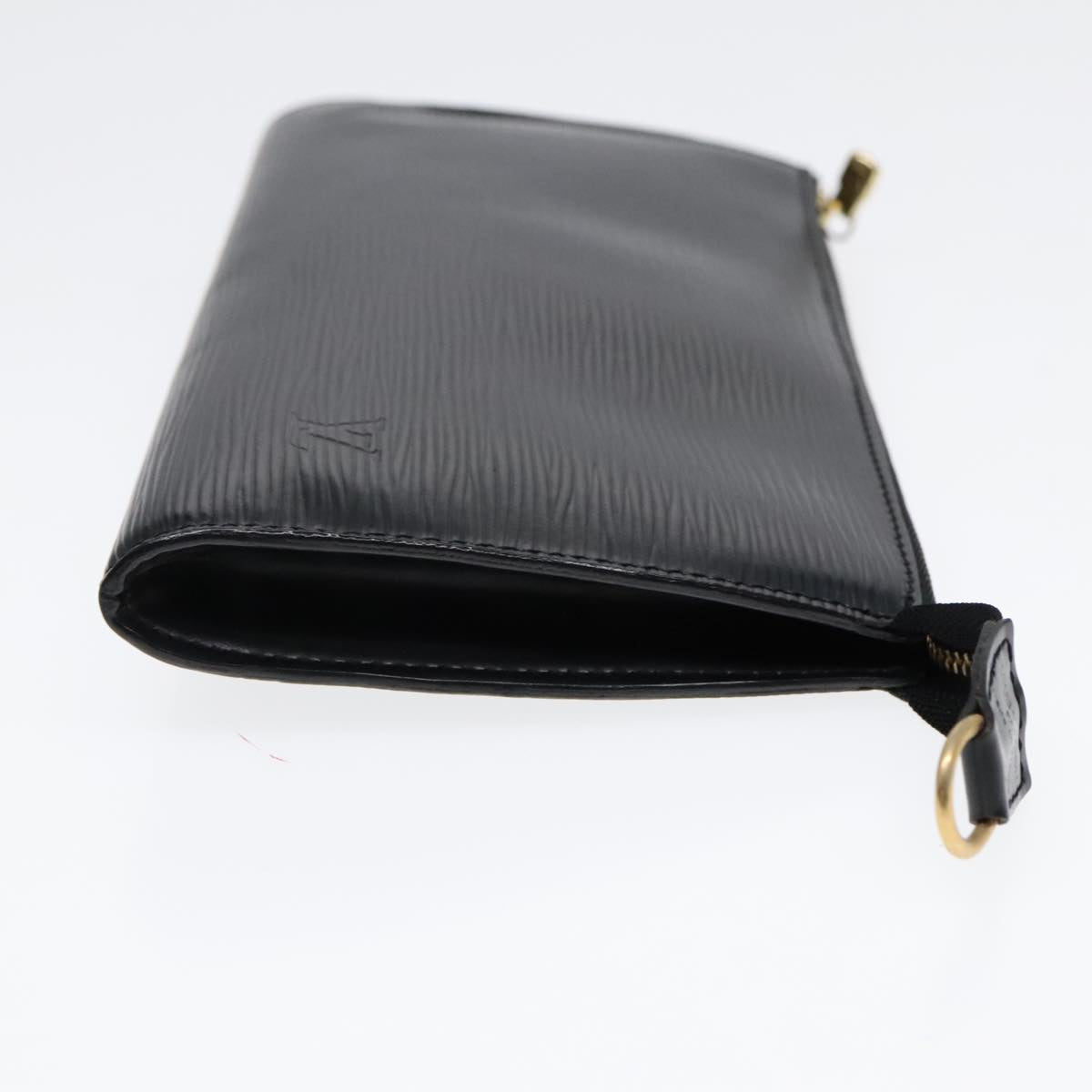 LOUIS VUITTON Epi Pochette Accessoires Pouch Black M52982 LV Auth 92238