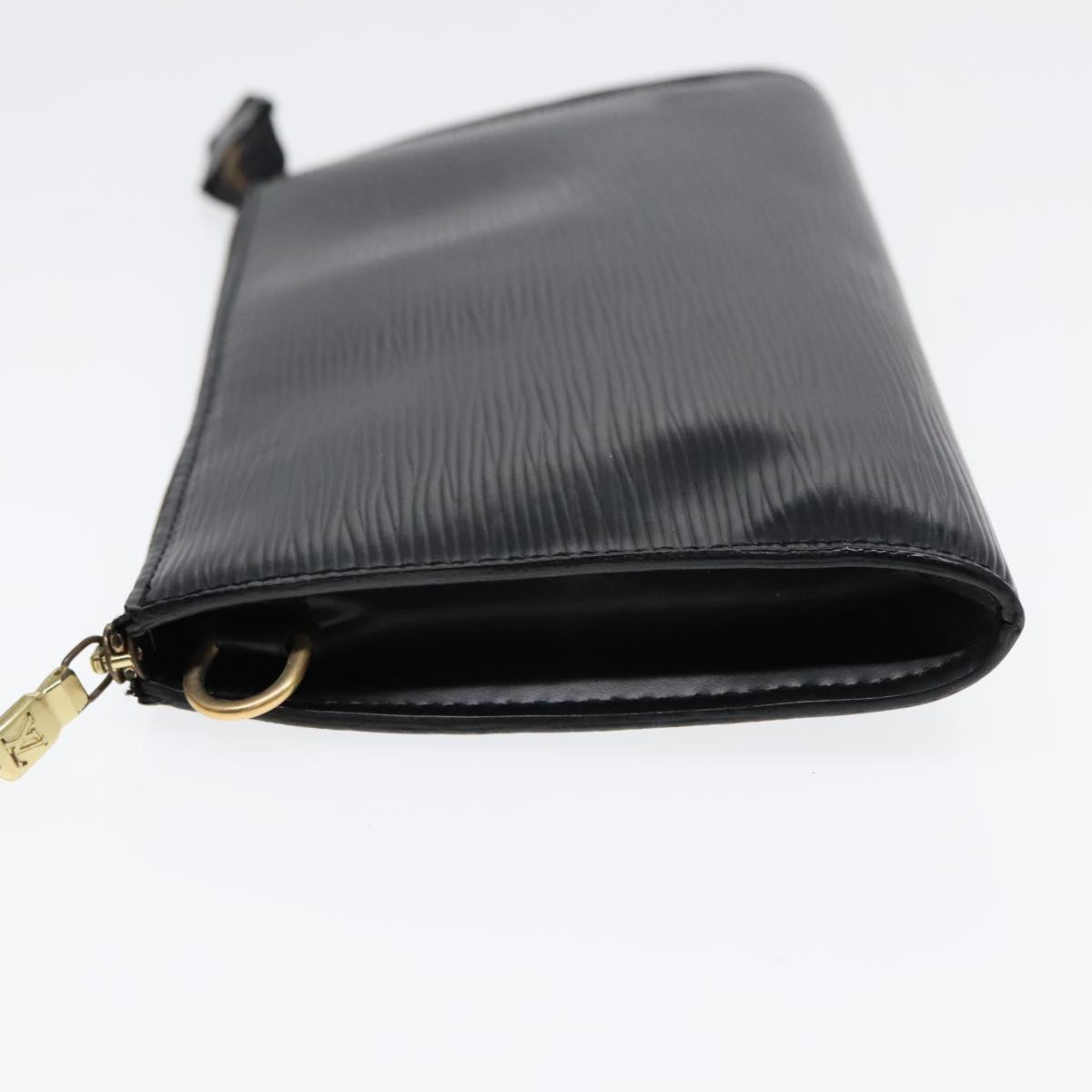 LOUIS VUITTON Epi Pochette Accessoires Pouch Black M52982 LV Auth 92238