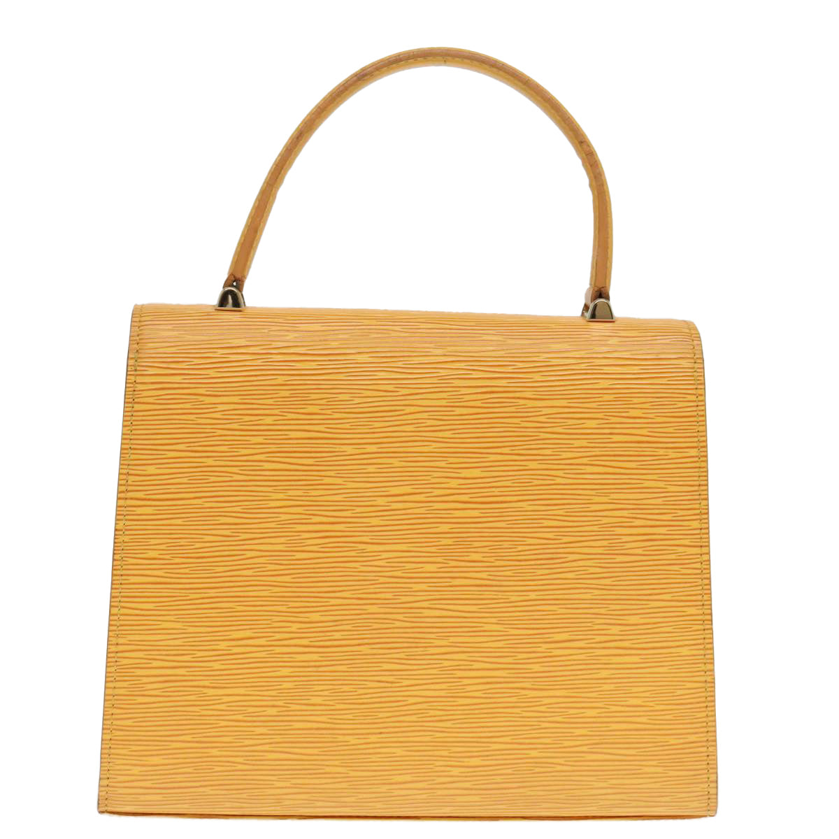 LOUIS VUITTON Epi Malesherbes Hand Bag Tassili Yellow Jonne M52379 LV Auth 92239