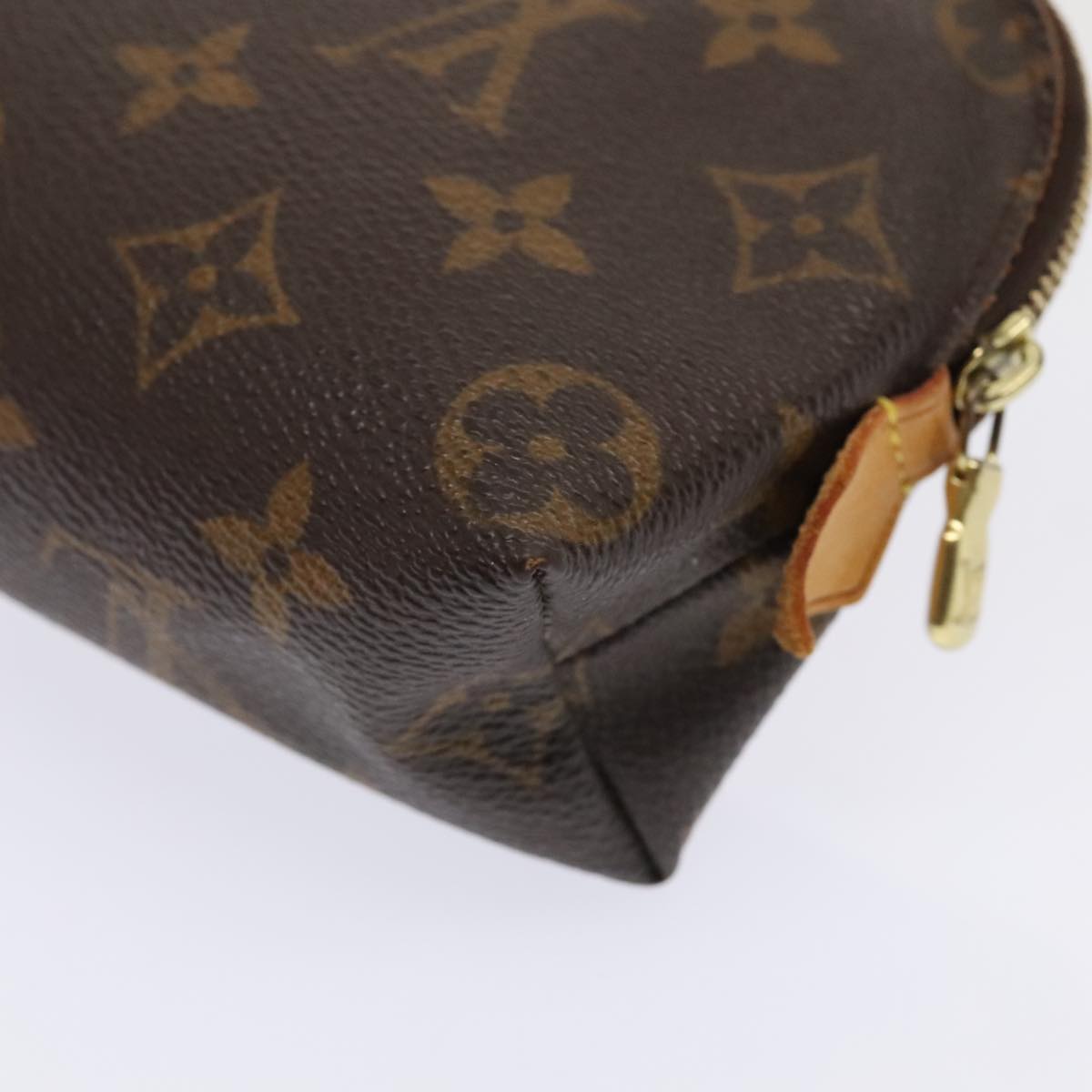 LOUIS VUITTON Monogram Pochette Cosmetic PM Cosmetic Pouch M47515 LV Auth 92242