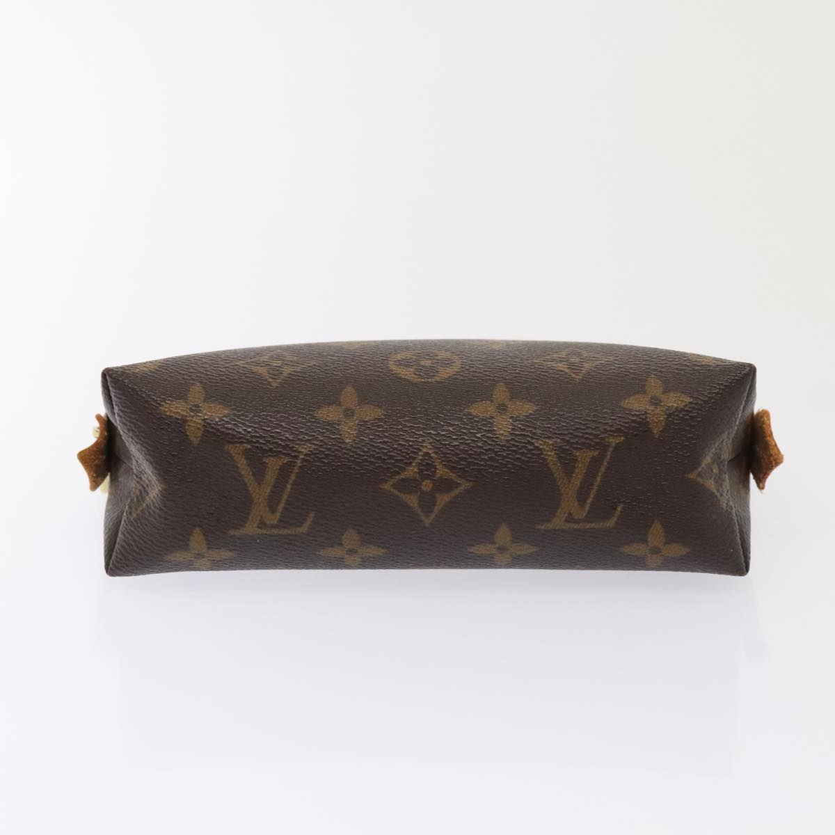 LOUIS VUITTON Monogram Pochette Cosmetic PM Cosmetic Pouch M47515 LV Auth 92242