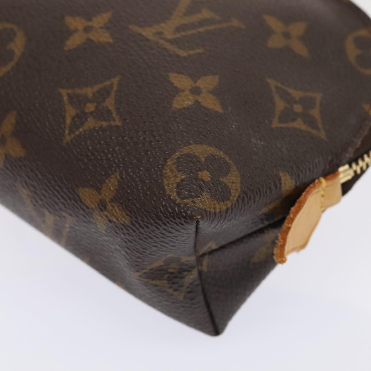 LOUIS VUITTON Monogram Pochette Cosmetic PM Cosmetic Pouch M47515 LV Auth 92242