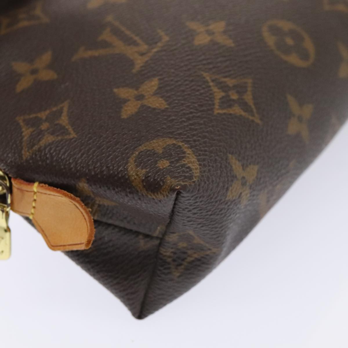 LOUIS VUITTON Monogram Pochette Cosmetic PM Cosmetic Pouch M47515 LV Auth 92242