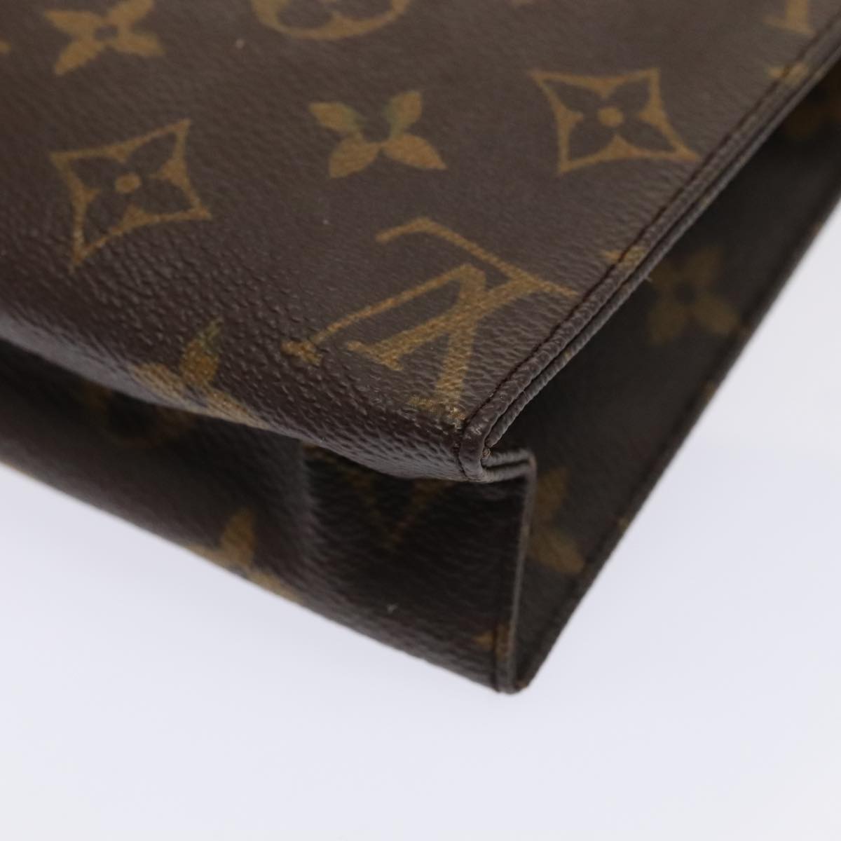 LOUIS VUITTON Monogram Poche Toilette 19 Pouch M47544 LV Auth 92256