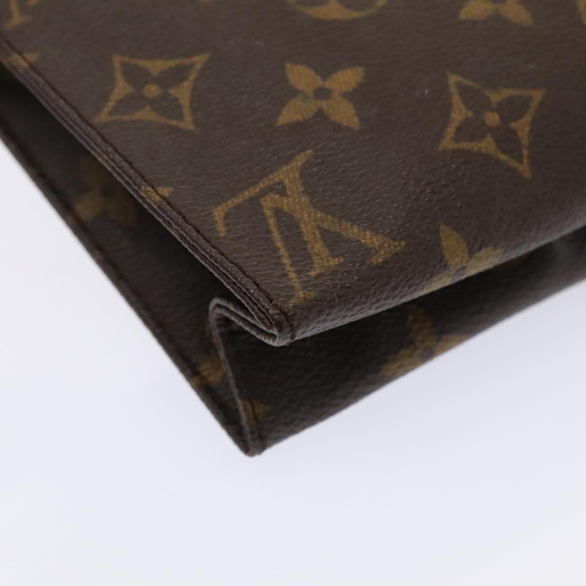 LOUIS VUITTON Monogram Poche Toilette 19 Pouch M47544 LV Auth 92256