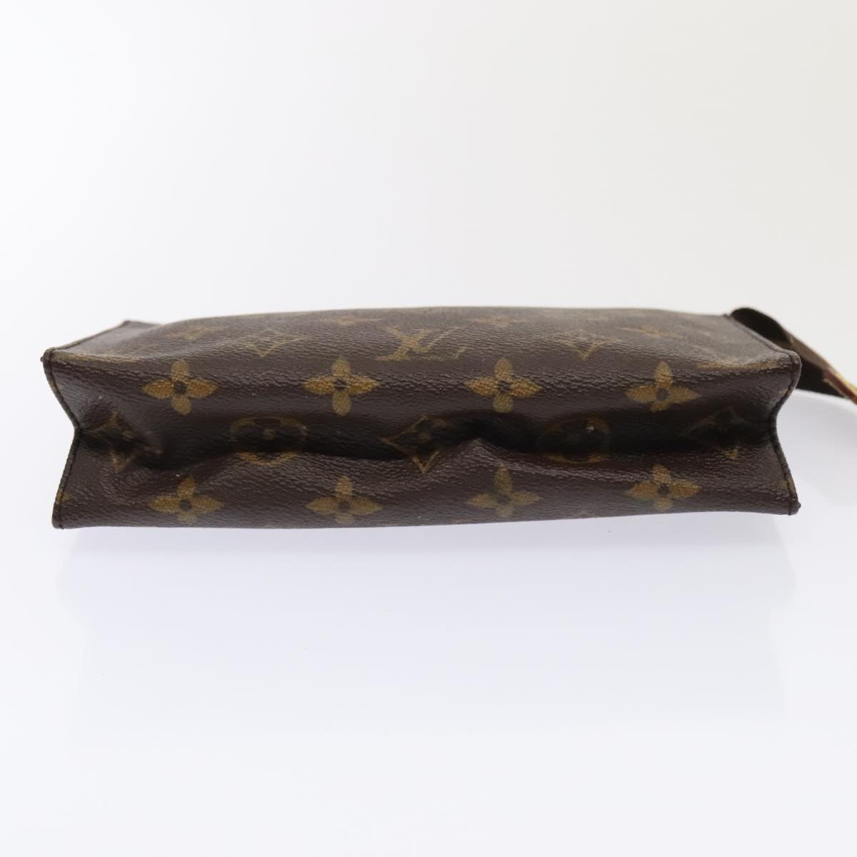 LOUIS VUITTON Monogram Poche Toilette 19 Pouch M47544 LV Auth 92256