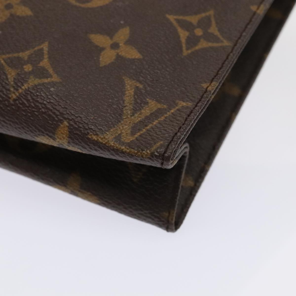 LOUIS VUITTON Monogram Poche Toilette 19 Pouch M47544 LV Auth 92256