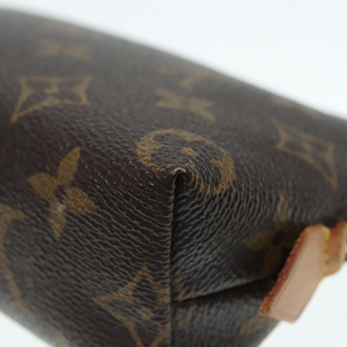 LOUIS VUITTON Monogram Pochette Cosmetic PM Cosmetic Pouch M47515 LV Auth 92260