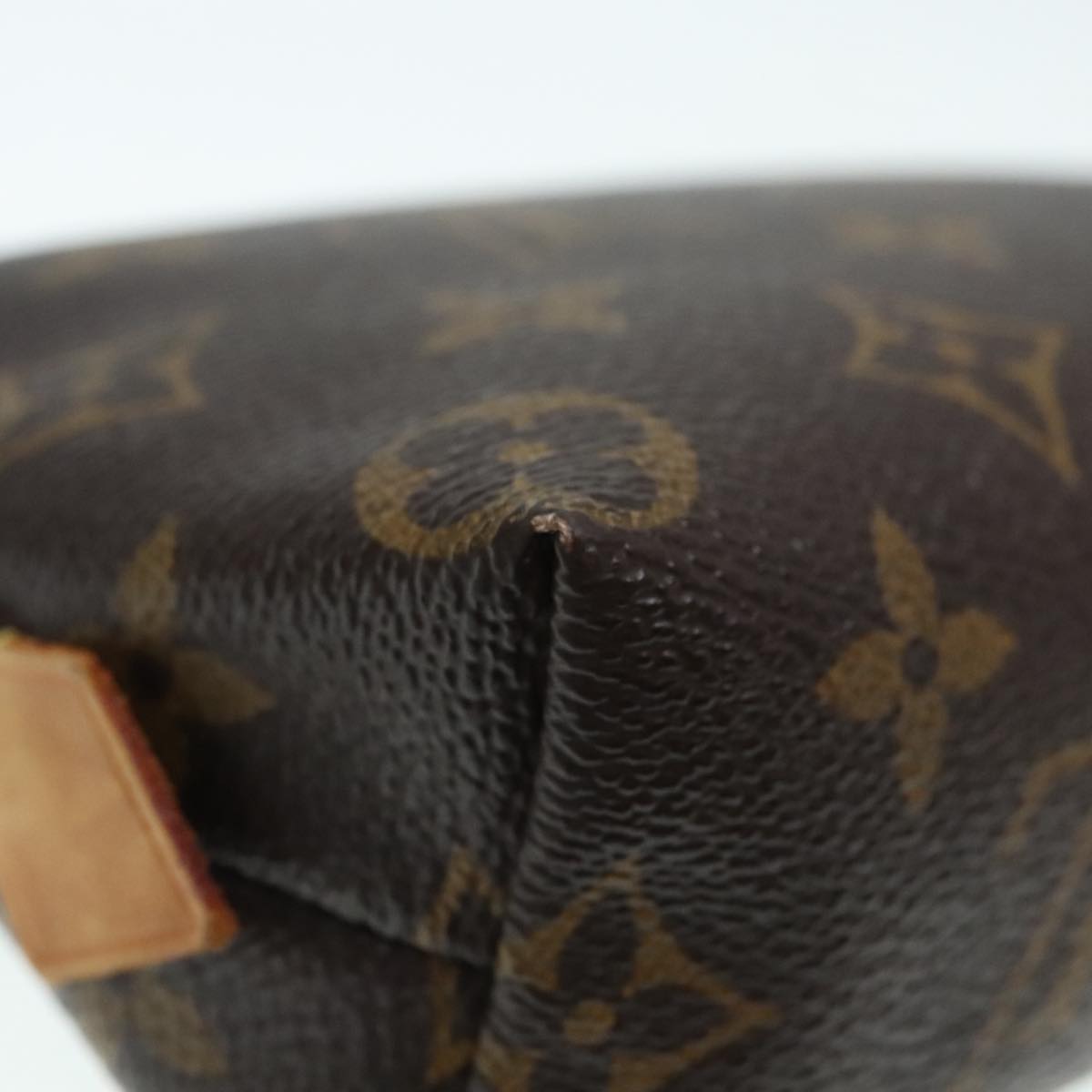 LOUIS VUITTON Monogram Pochette Cosmetic PM Cosmetic Pouch M47515 LV Auth 92260