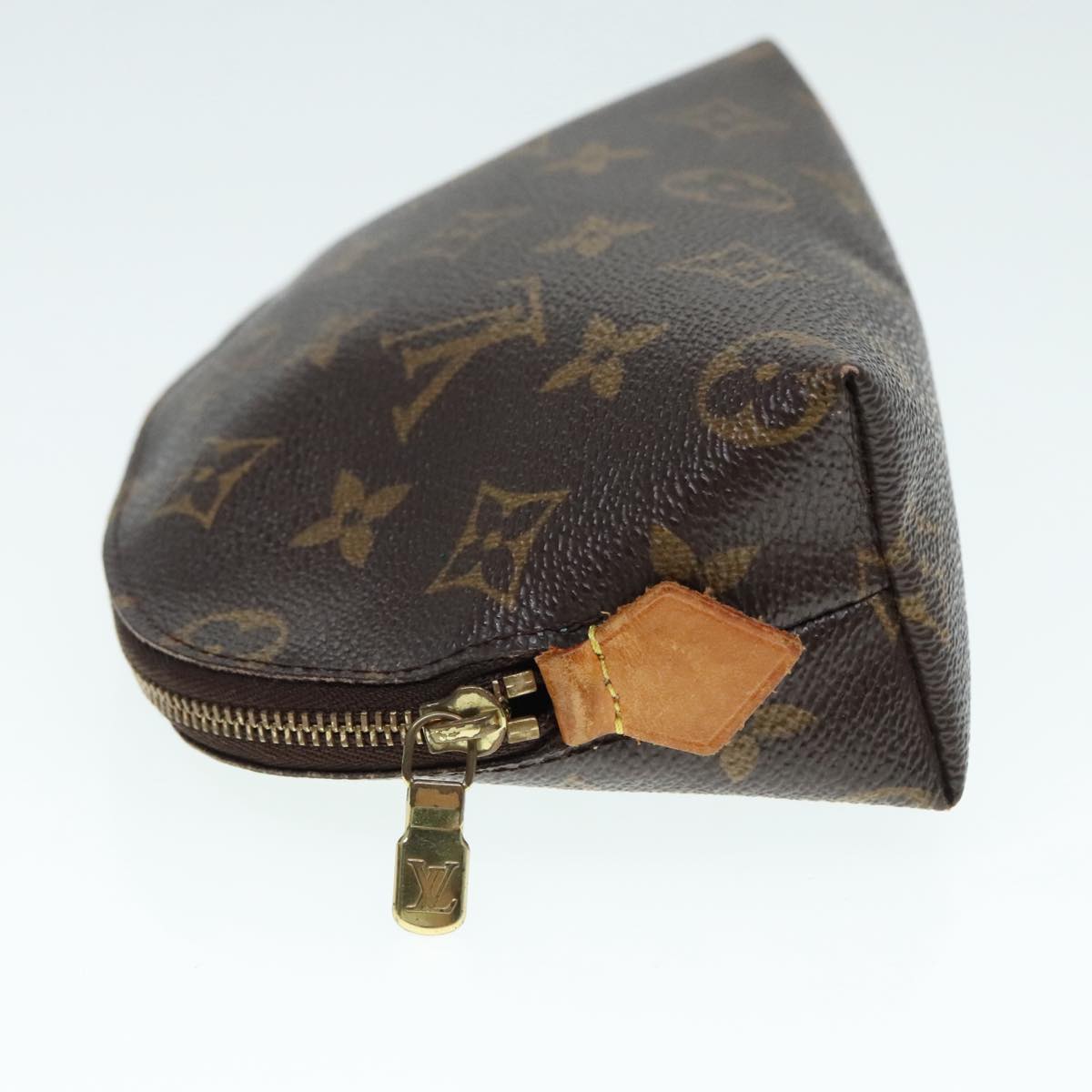 LOUIS VUITTON Monogram Pochette Cosmetic PM Cosmetic Pouch M47515 LV Auth 92260