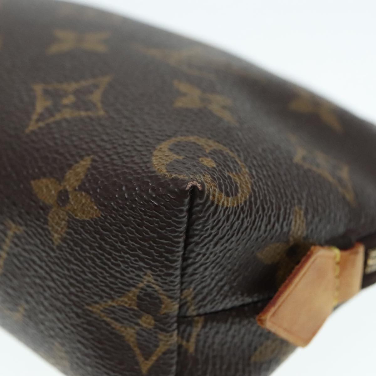 LOUIS VUITTON Monogram Pochette Cosmetic PM Cosmetic Pouch M47515 LV Auth 92260