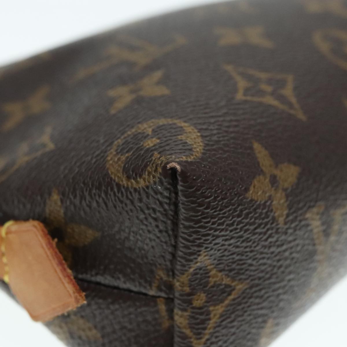 LOUIS VUITTON Monogram Pochette Cosmetic PM Cosmetic Pouch M47515 LV Auth 92260