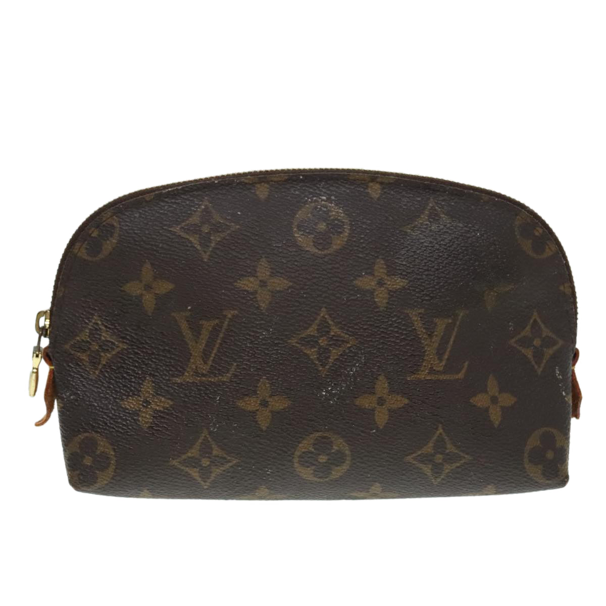 LOUIS VUITTON Monogram Pochette Cosmetic PM Cosmetic Pouch M47515 LV Auth 92265