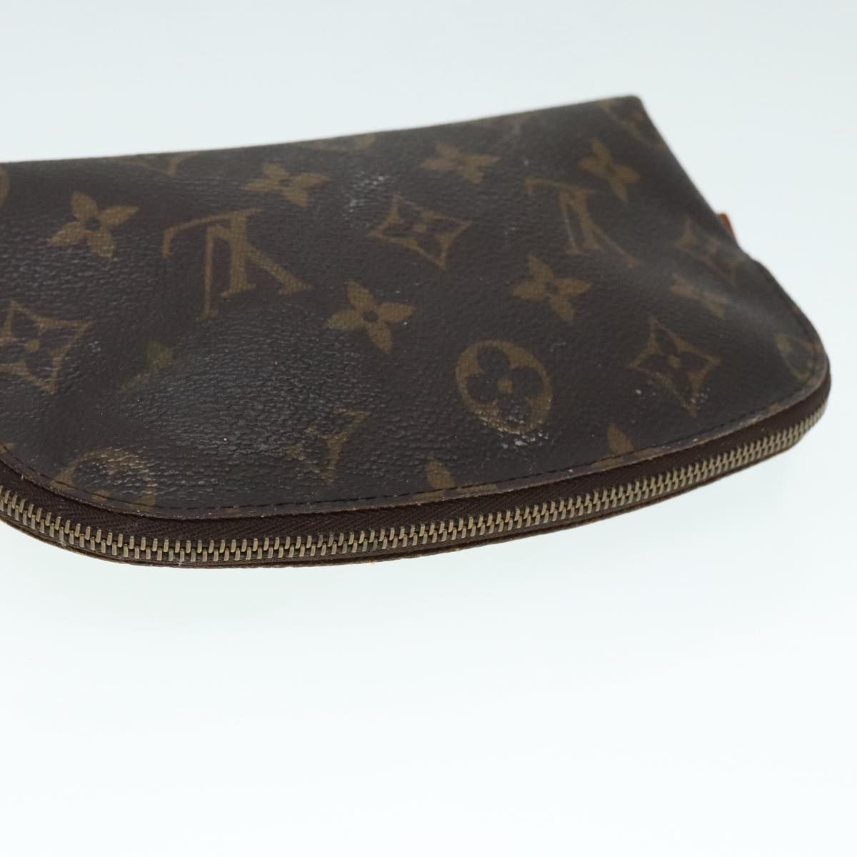 LOUIS VUITTON Monogram Pochette Cosmetic PM Cosmetic Pouch M47515 LV Auth 92265