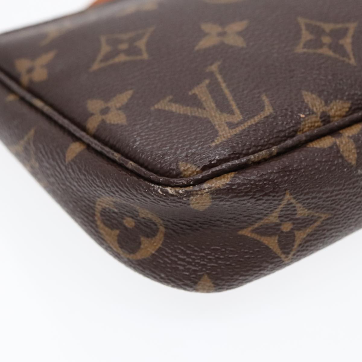 LOUIS VUITTON Monogram Pochette Accessoires Pouch M51980 LV Auth 92266