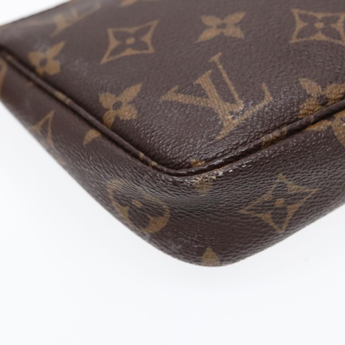 LOUIS VUITTON Monogram Pochette Accessoires Pouch M51980 LV Auth 92266