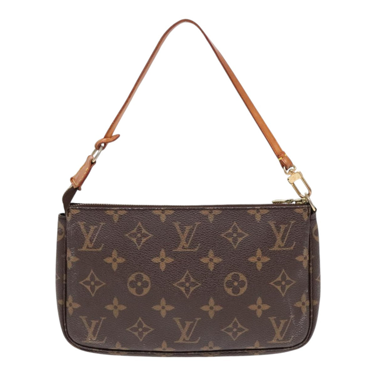 LOUIS VUITTON Monogram Pochette Accessoires Pouch M51980 LV Auth 92266