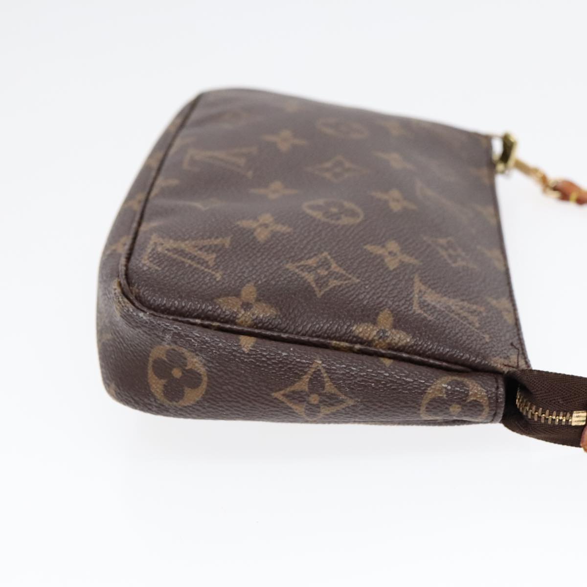 LOUIS VUITTON Monogram Pochette Accessoires Pouch M51980 LV Auth 92266