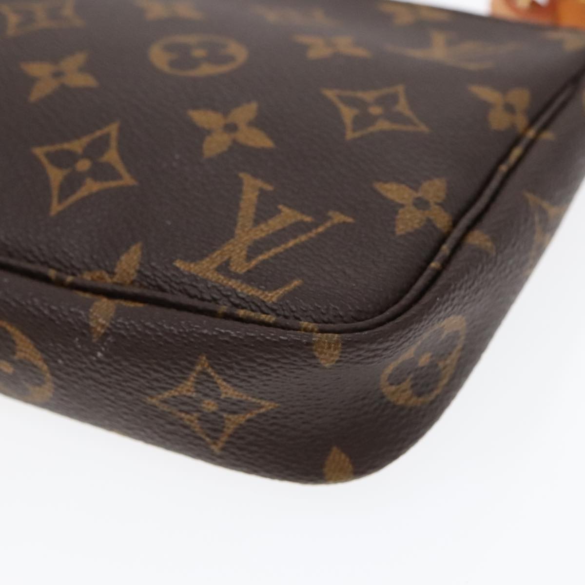 LOUIS VUITTON Monogram Pochette Accessoires Pouch M51980 LV Auth 92273