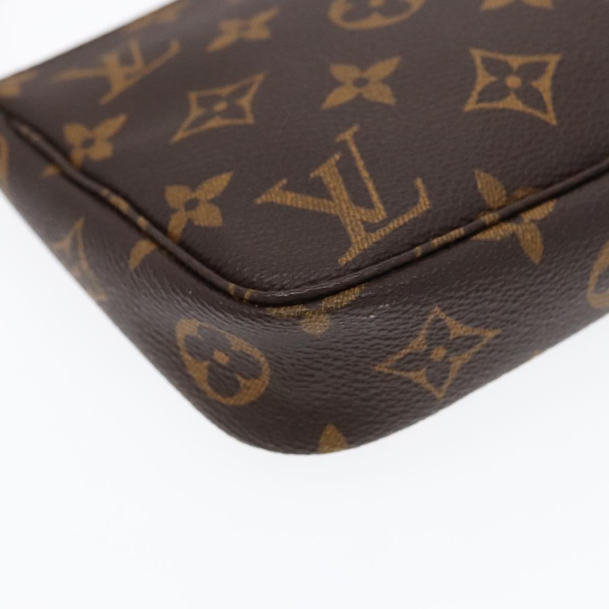 LOUIS VUITTON Monogram Pochette Accessoires Pouch M51980 LV Auth 92273