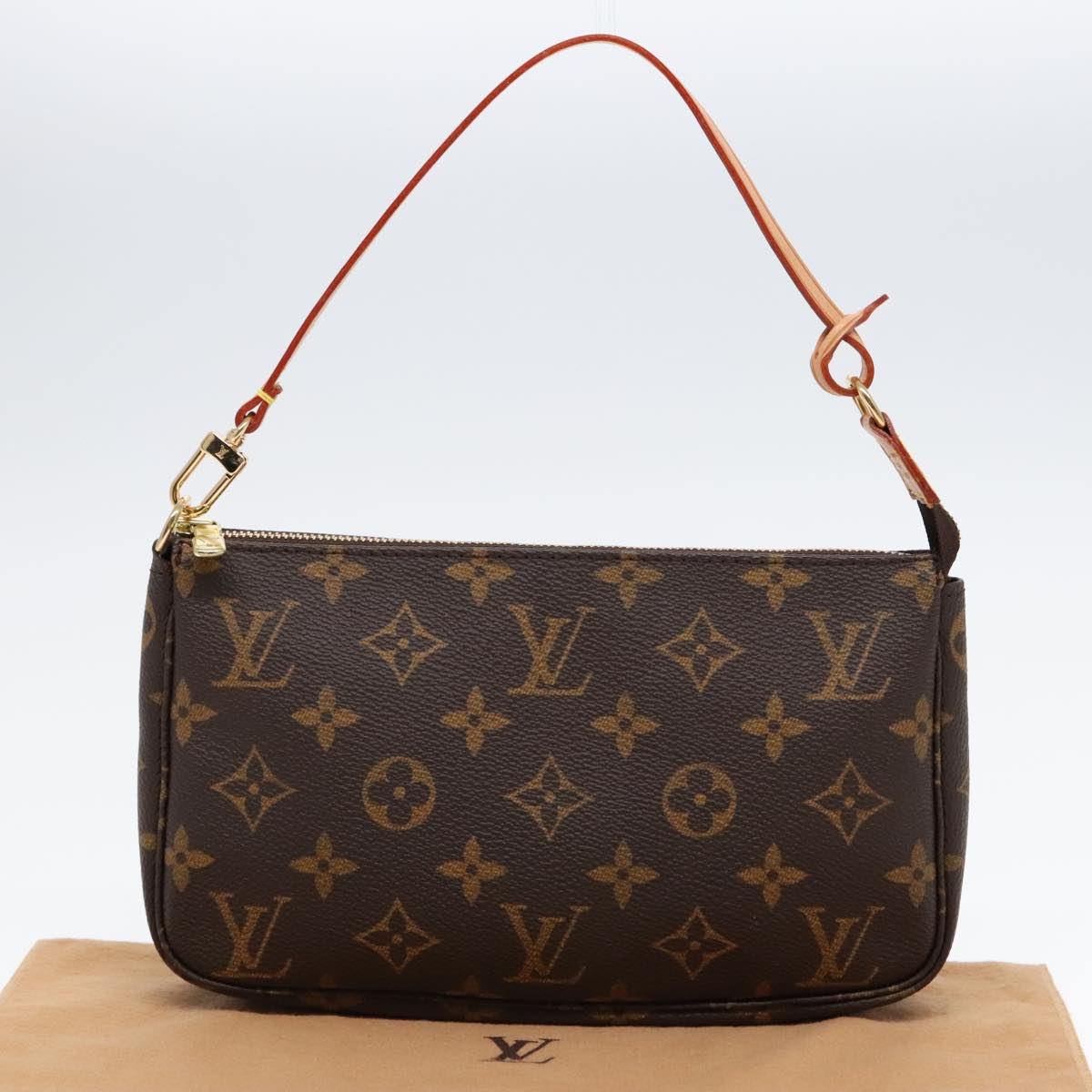 LOUIS VUITTON Monogram Pochette Accessoires Pouch M51980 LV Auth 92273