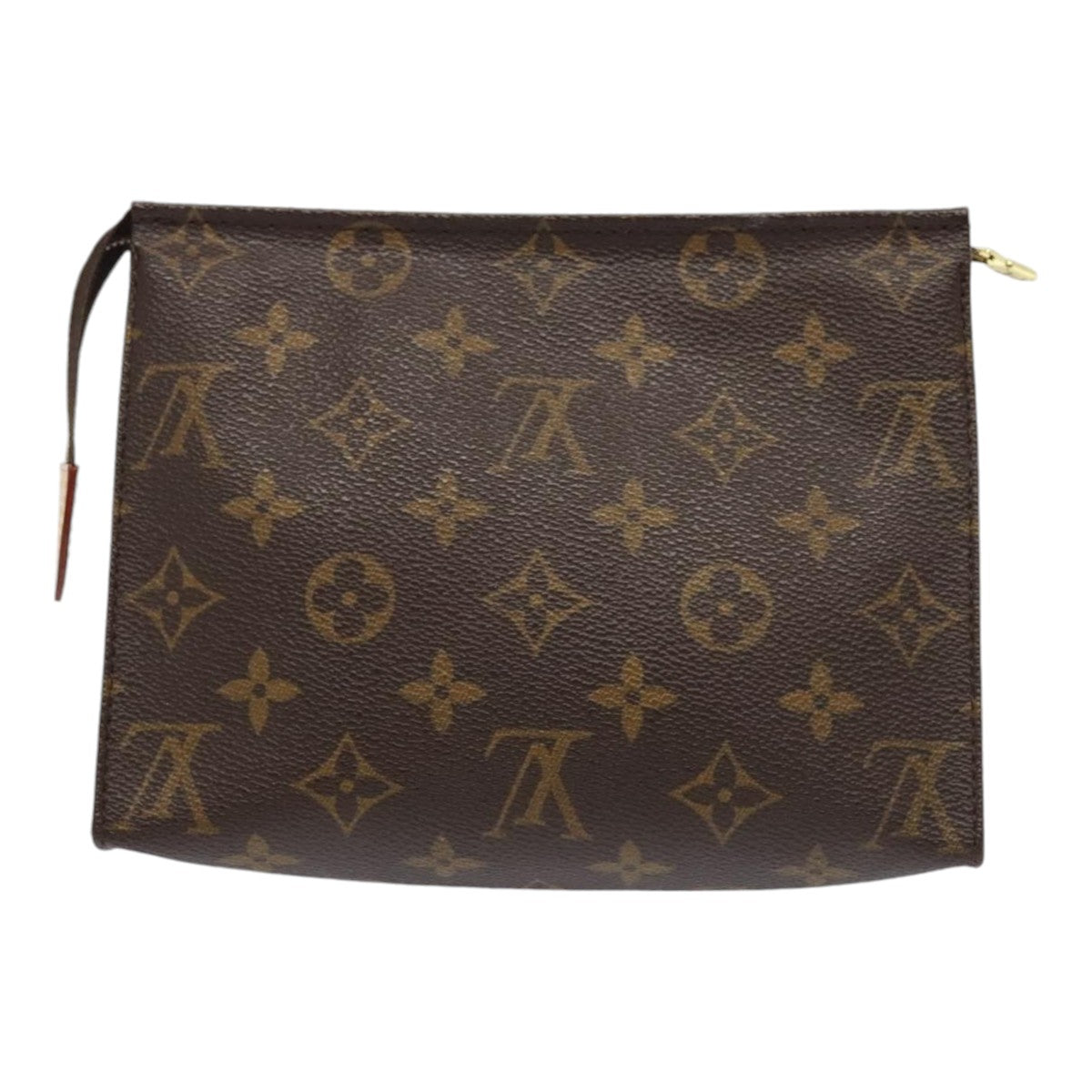 LOUIS VUITTON Monogram Poche Toilette 19 Pouch M47544 LV Auth 92275