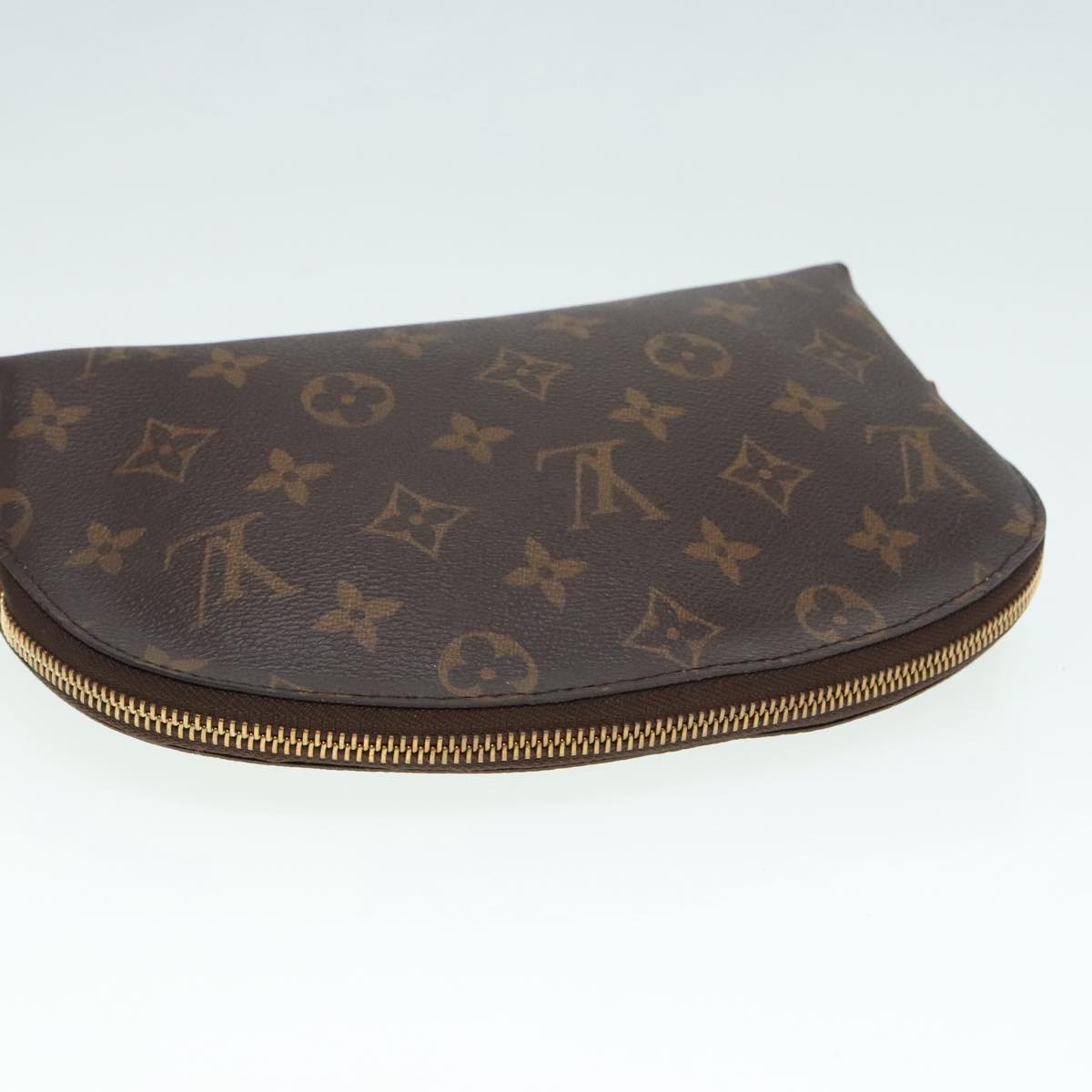 LOUIS VUITTON Monogram Pochette Cosmetic GM Cosmetic Pouch M47353 LV Auth 92282