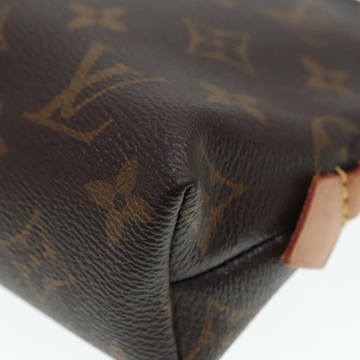 LOUIS VUITTON Monogram Pochette Cosmetic GM Cosmetic Pouch M47353 LV Auth 92282