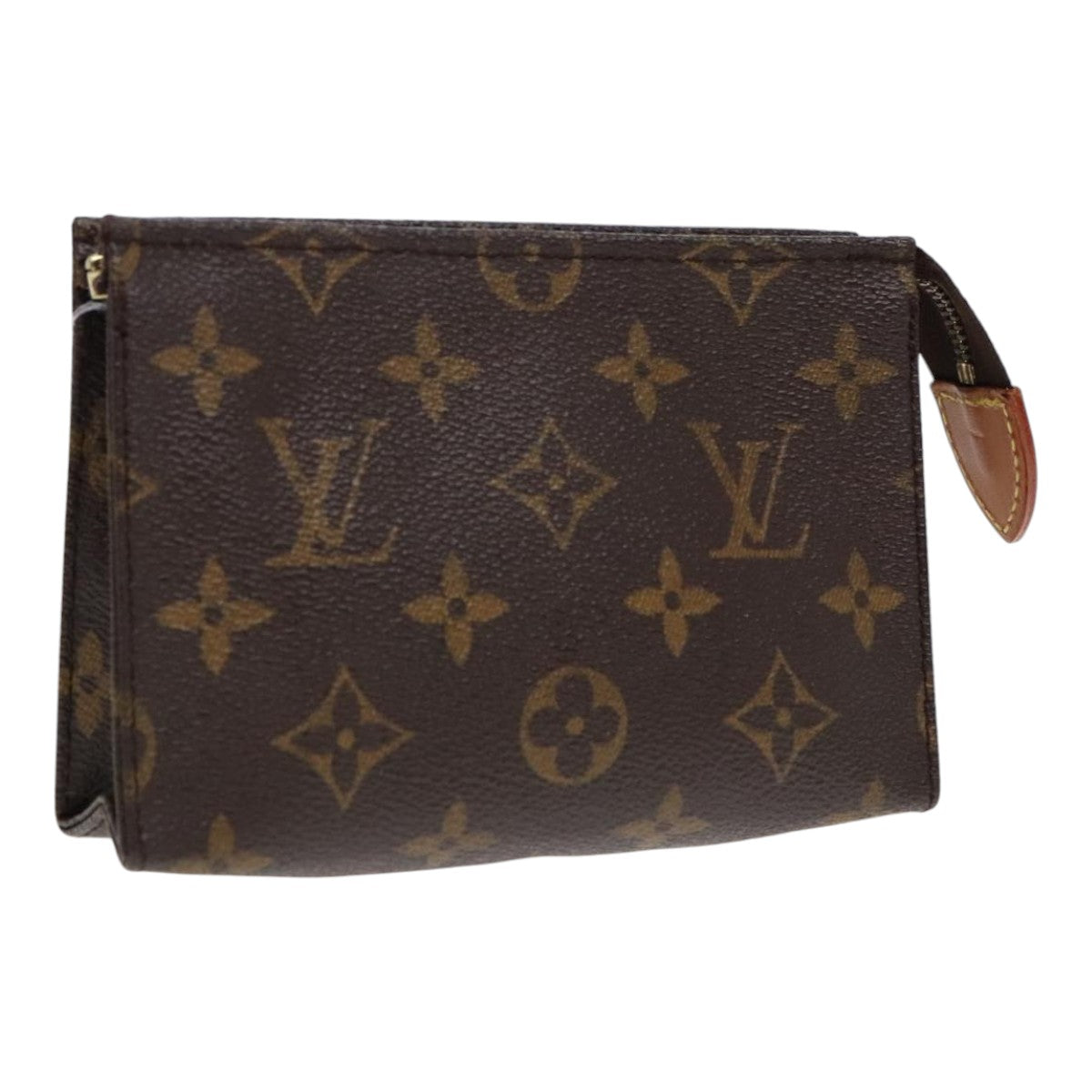 LOUIS VUITTON Monogram Poche Toilette 15 Pouch M47546 LV Auth 92307