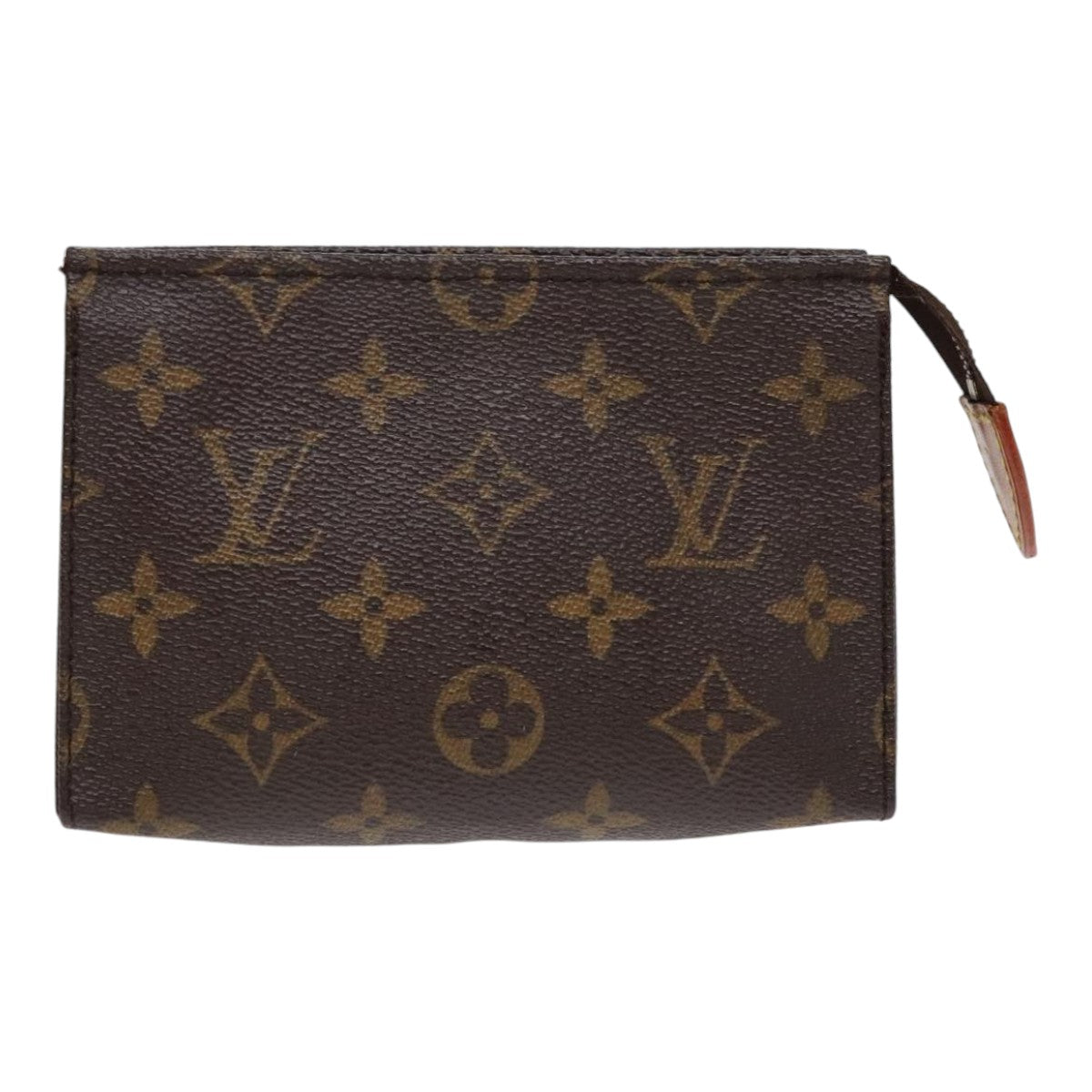 LOUIS VUITTON Monogram Poche Toilette 15 Pouch M47546 LV Auth 92307