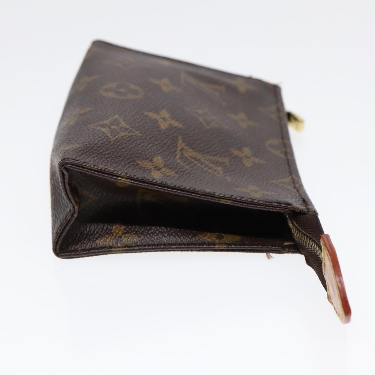 LOUIS VUITTON Monogram Poche Toilette 15 Pouch M47546 LV Auth 92307