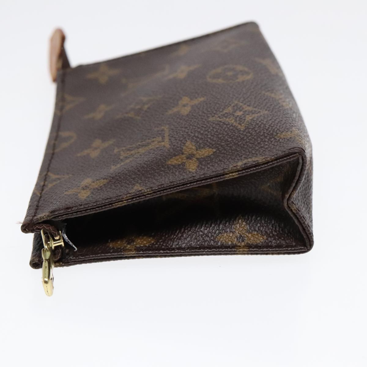 LOUIS VUITTON Monogram Poche Toilette 15 Pouch M47546 LV Auth 92307