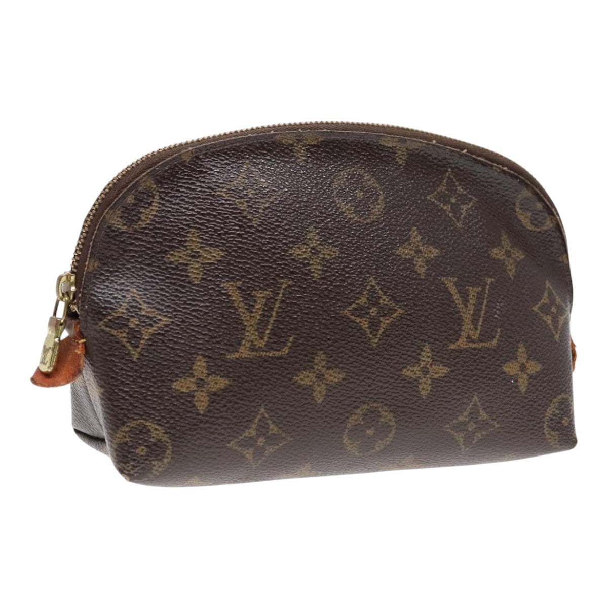 LOUIS VUITTON Monogram Pochette Cosmetic PM Cosmetic Pouch M47515 LV Auth 92308