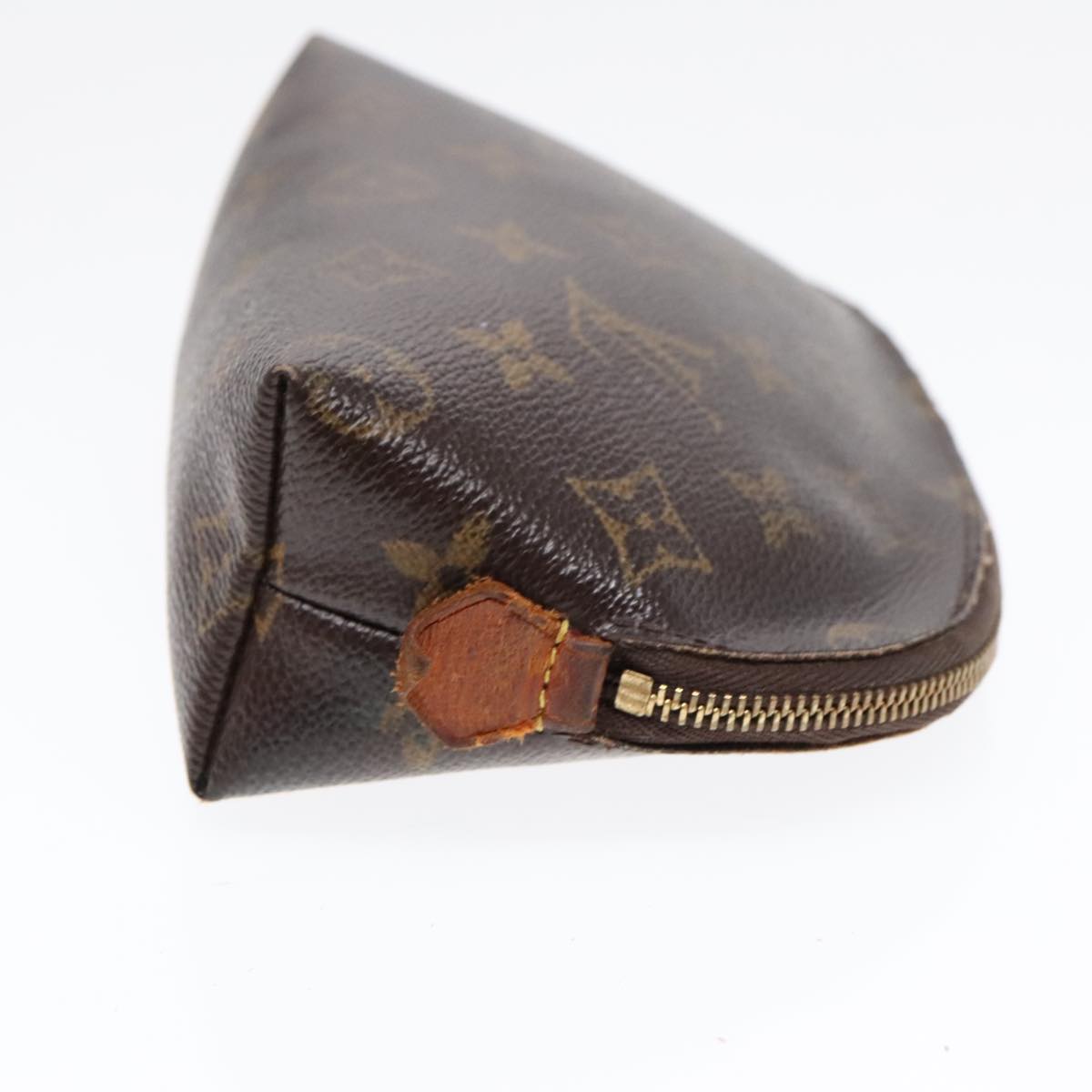 LOUIS VUITTON Monogram Pochette Cosmetic PM Cosmetic Pouch M47515 LV Auth 92308