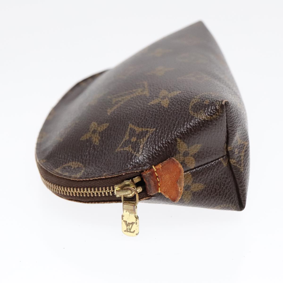 LOUIS VUITTON Monogram Pochette Cosmetic PM Cosmetic Pouch M47515 LV Auth 92308