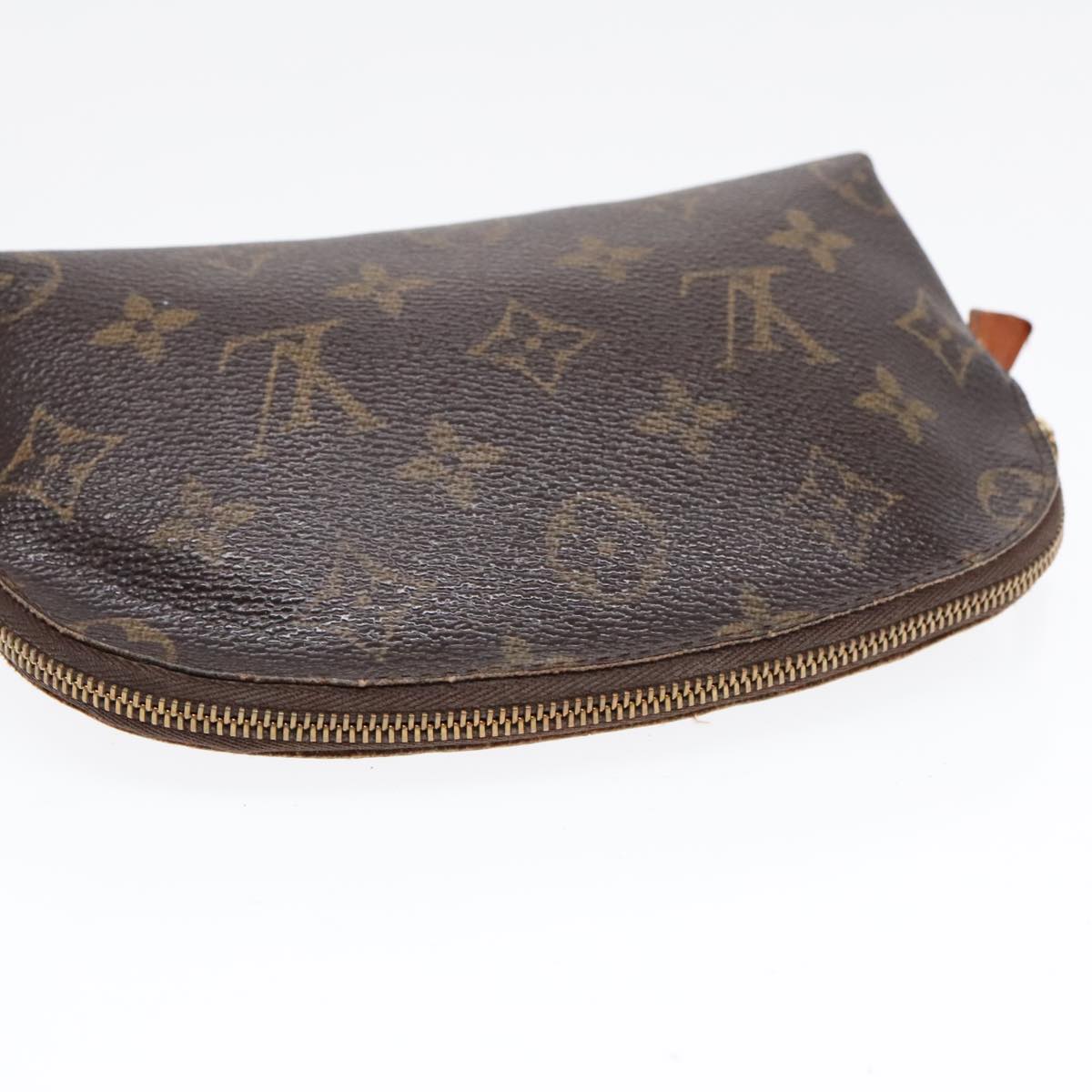 LOUIS VUITTON Monogram Pochette Cosmetic PM Cosmetic Pouch M47515 LV Auth 92308